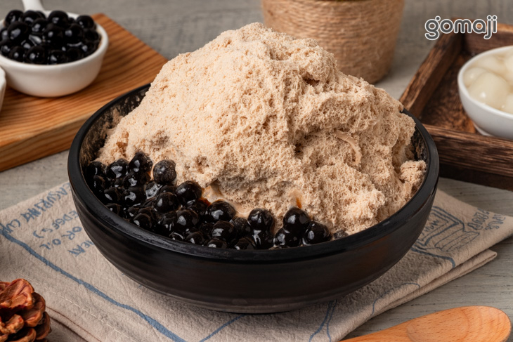 奶茶雪花加粉圓