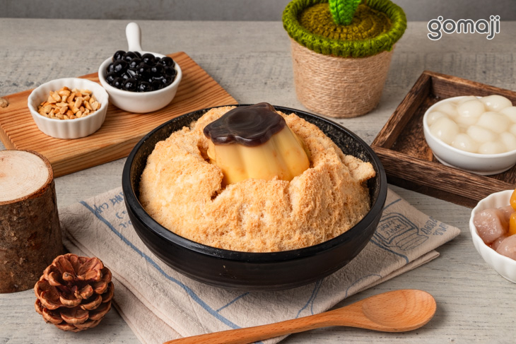 花生雪花加布丁