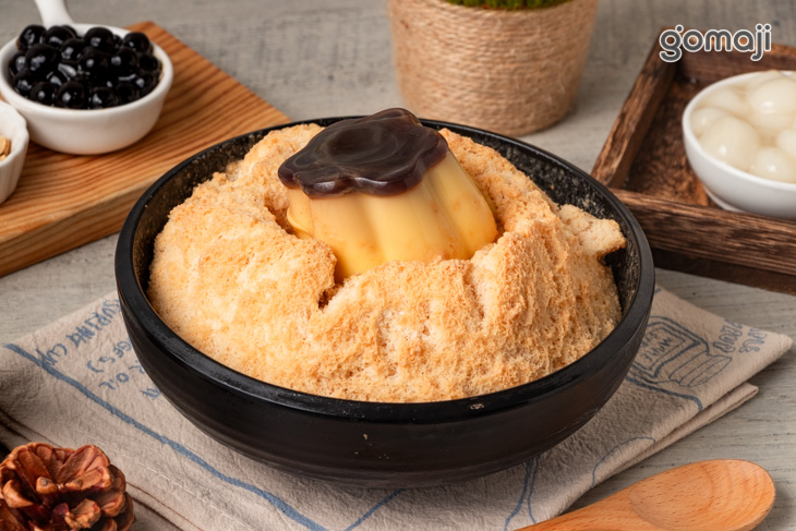 花生雪花加布丁