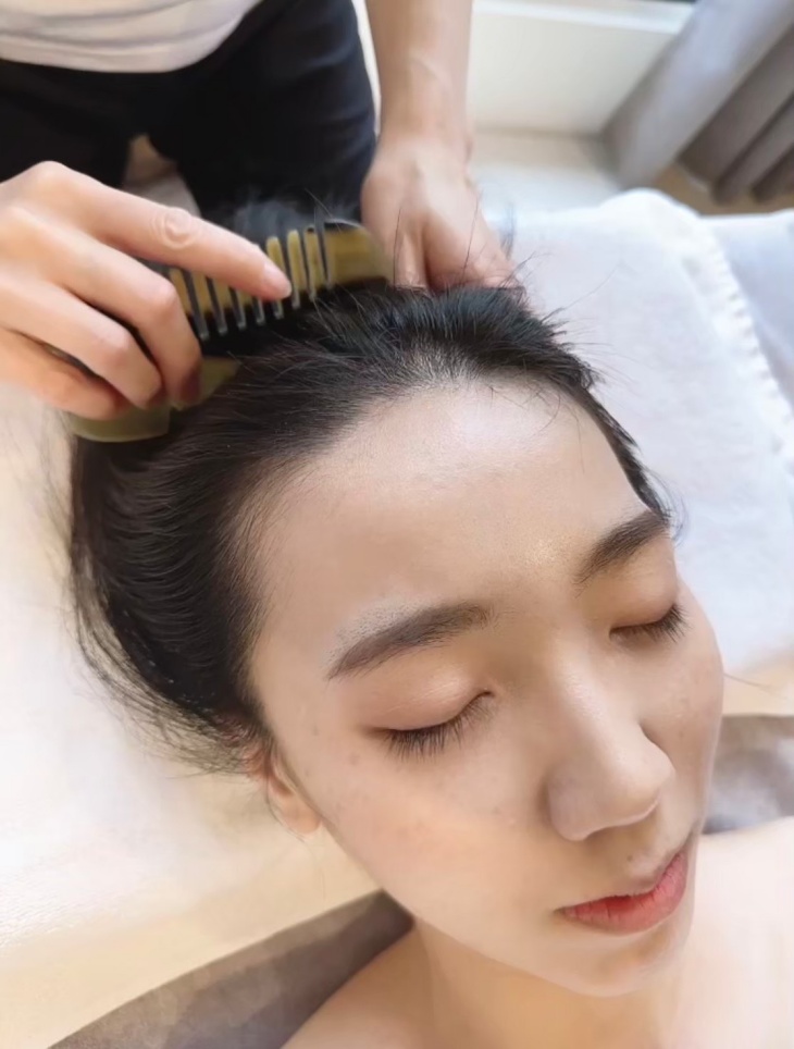 頭部氣循舒刮按摩
