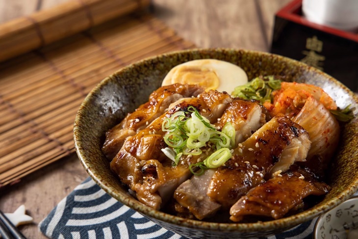 果香雞腿丼
