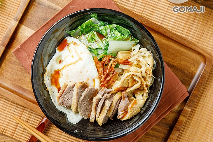 小碗鴨肉(乾)：飯