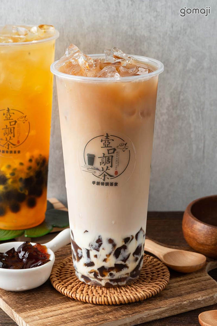 黑糖粉粿厚奶茶