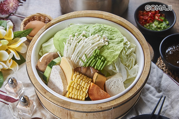 五行季節時蔬菜盤一份