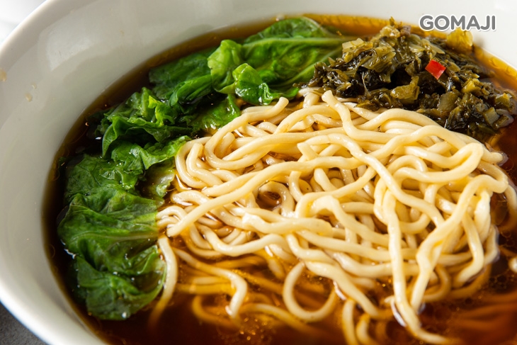 牛肉湯麵+蘋果醋