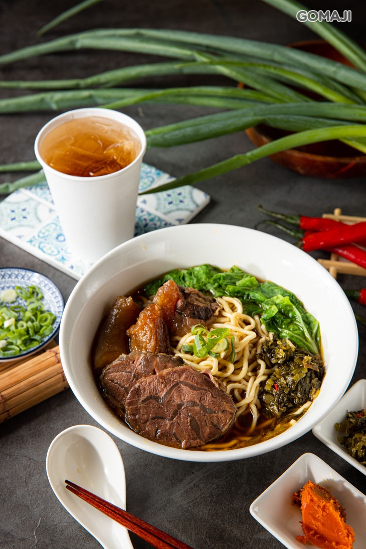 牛筋肉二寶麵+蘋果醋 