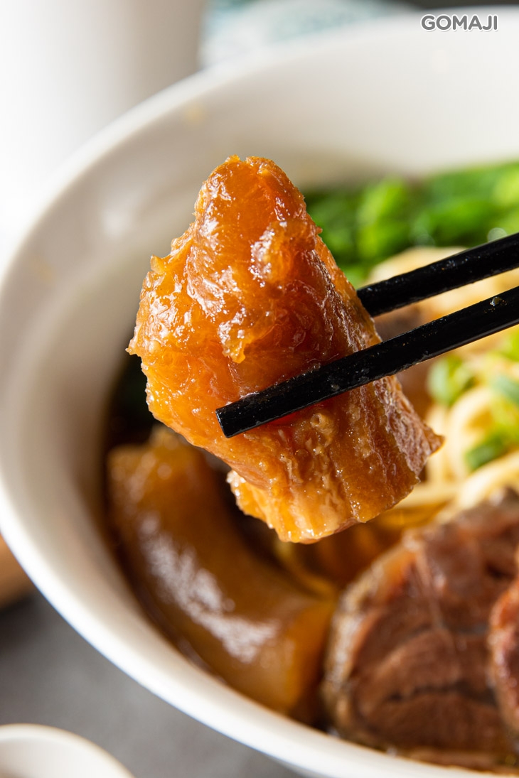 牛筋肉二寶麵+蘋果醋 