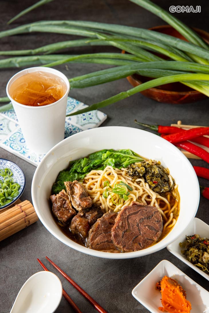 牛腱肉二寶麵+蘋果醋 