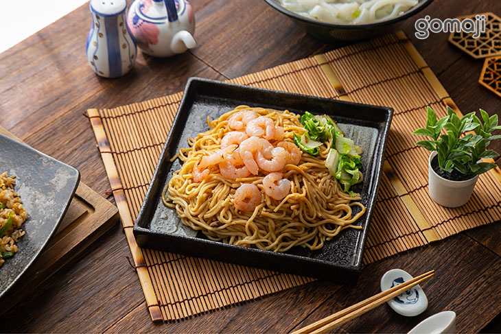 蝦仁炒麵