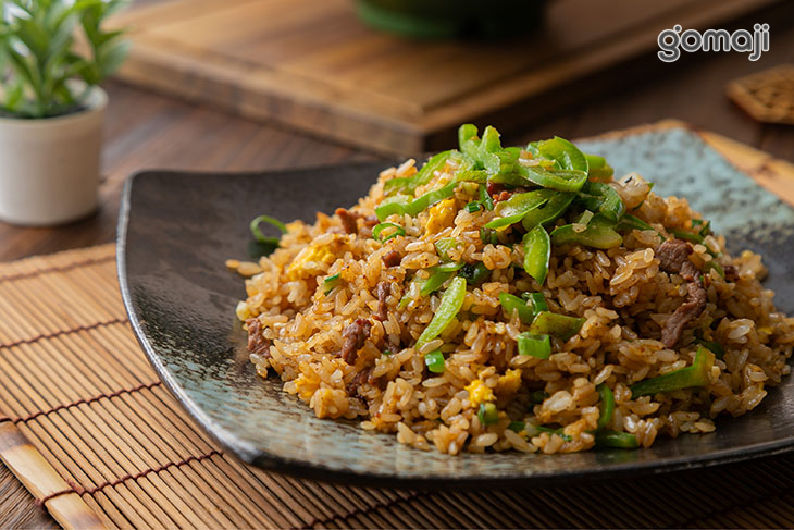 青椒牛肉炒飯