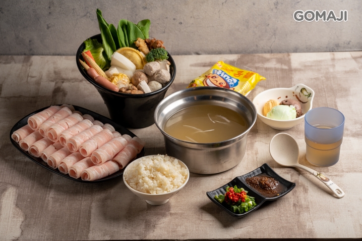 伊比利豬+蔬菜昆布鍋