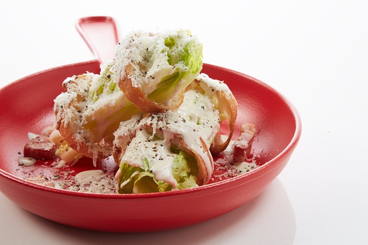 燻鴨凱薩 ,帕加諾起司