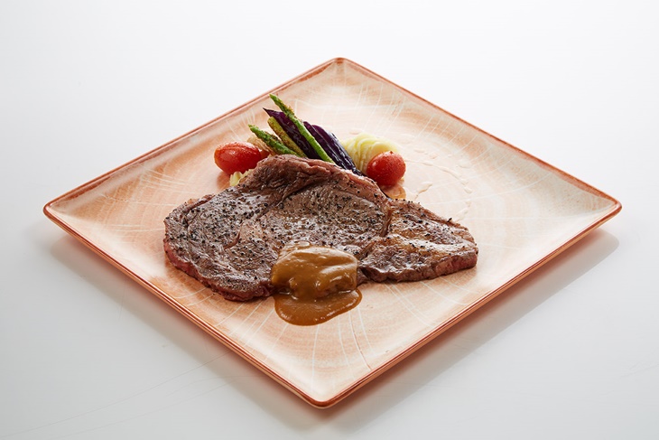 美國肋眼佐時蔬