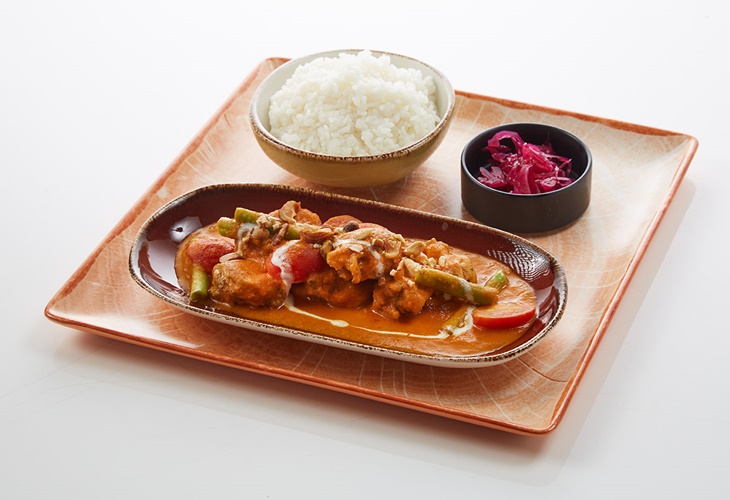 蕃茄果仁嫩雞印度咖哩