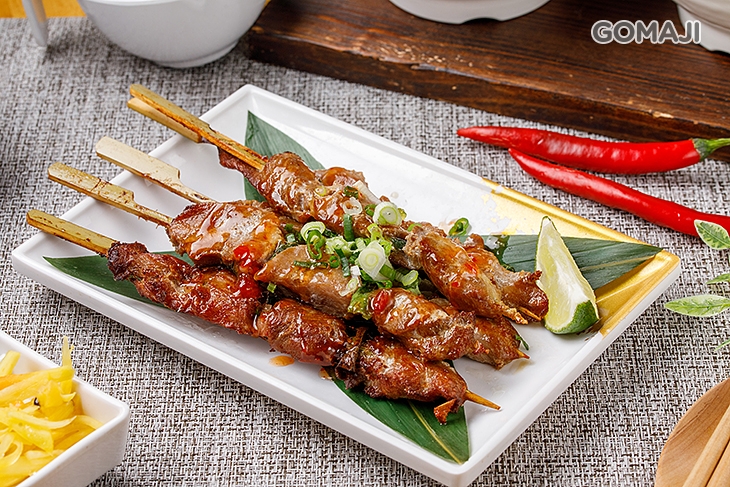 泰式香蔥雞肉串餐