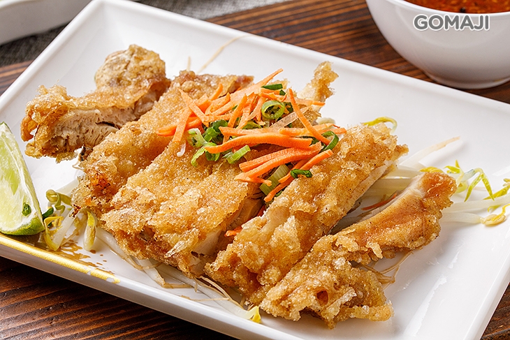 椒麻無骨雞腿排餐 