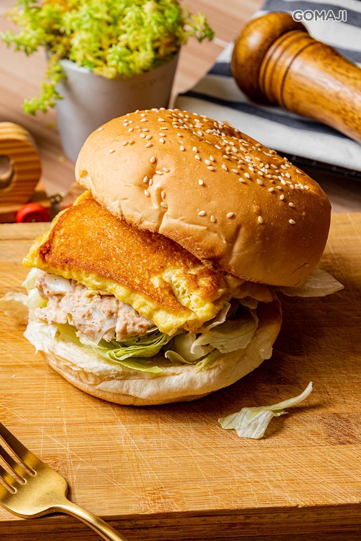 鮪魚蛋漢堡