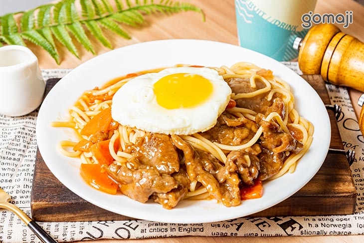 蠔油牛扒撈麵