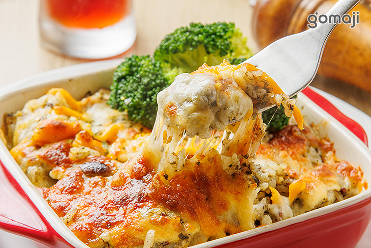 青醬嫩雞起司焗飯