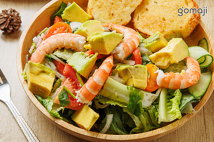 酪梨鮮蝦沙拉