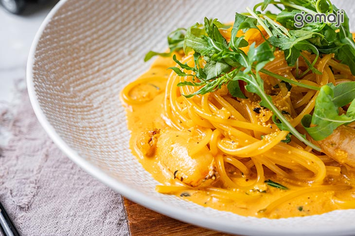 海膽蟹肉義大利麵