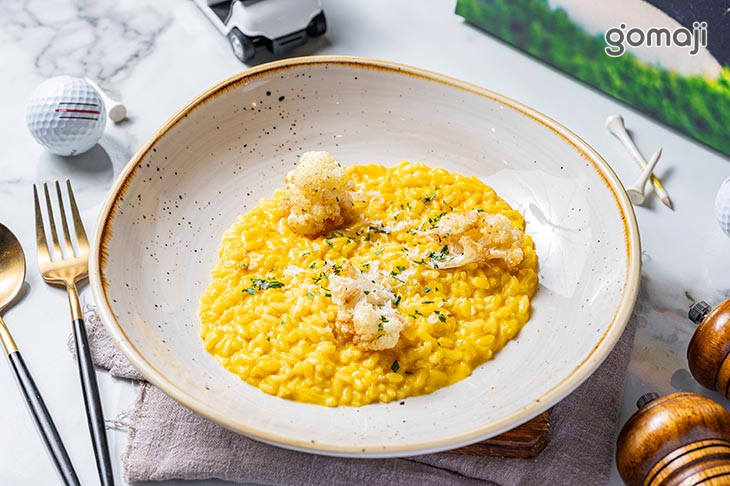 炙燒起司金沙南瓜燉飯