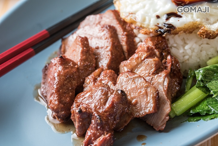 蜜汁叉燒煎蛋飯