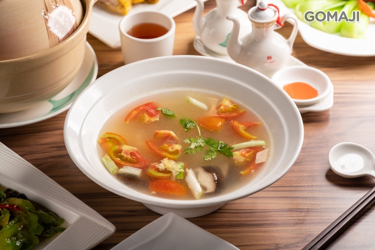 鮮茄肉片蛋花湯