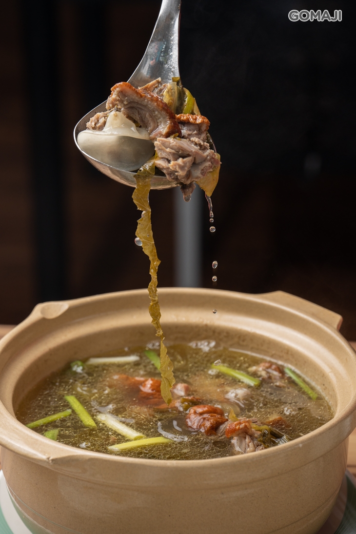 鹹菜鴨骨湯
