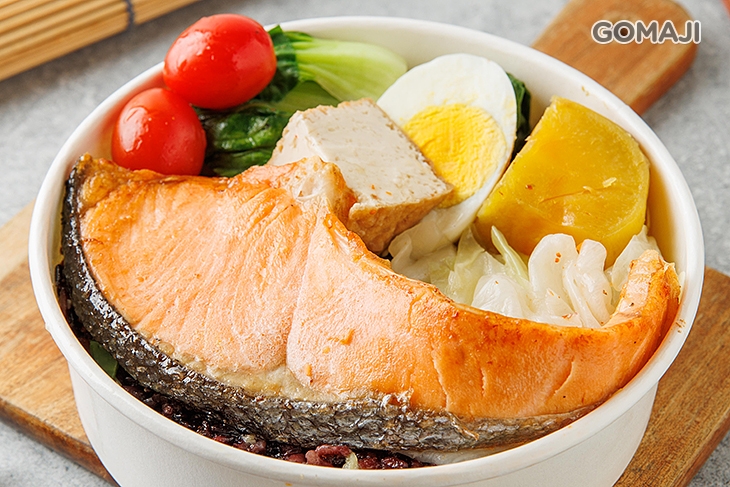 北海嚴選鮭魚飯