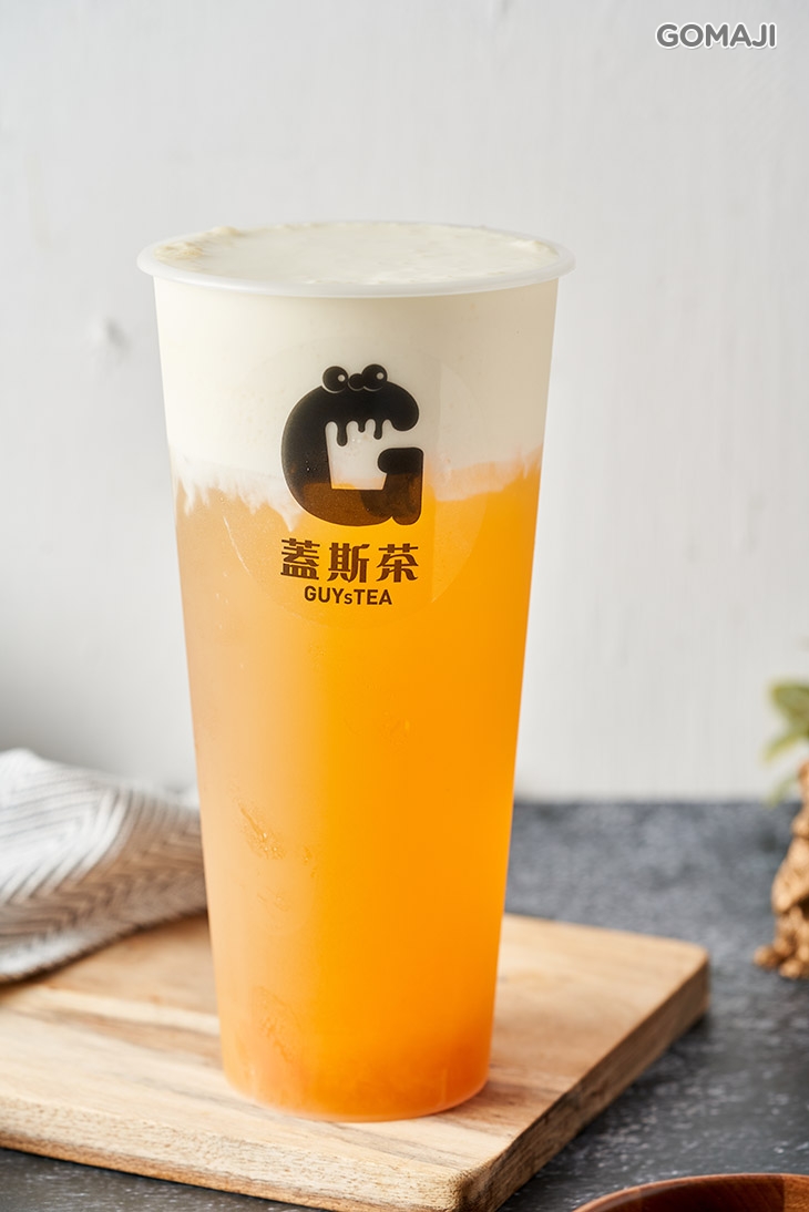 芒果綠茶芝士奶蓋