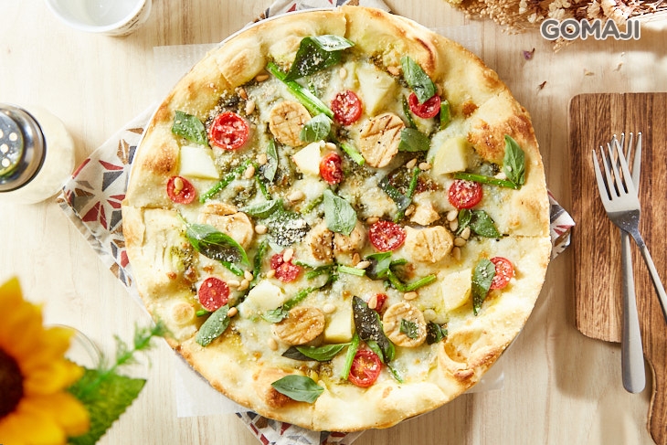 堅果青醬乾貝蘆筍