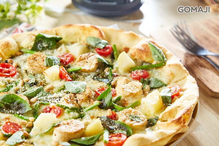 堅果青醬乾貝蘆筍