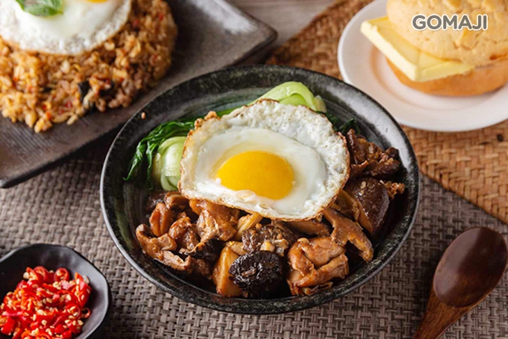 北菇滑雞飯