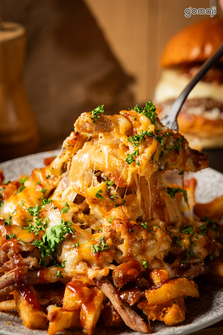 熔岩起司手撕豬薯條