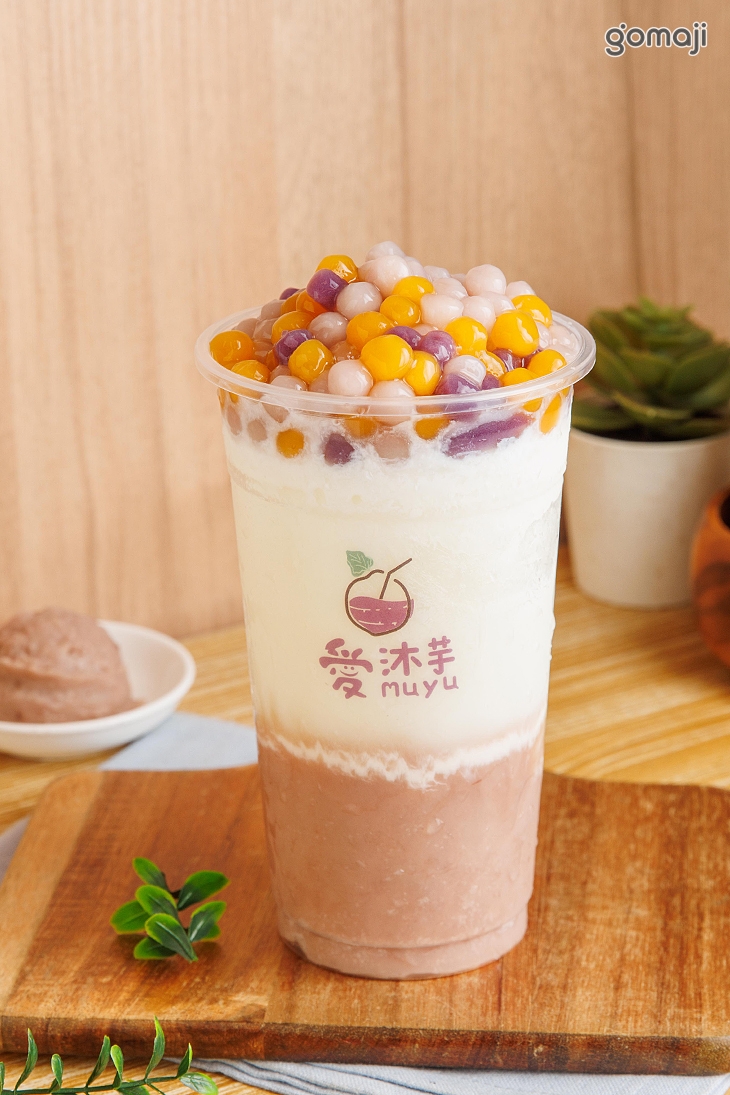 芋泥波波鮮奶茶