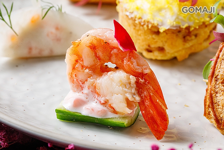 草莓鲜蝦