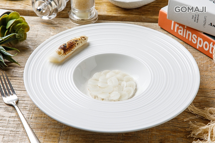 舒肥白蘆筍(蟹、蘋果、魚露)