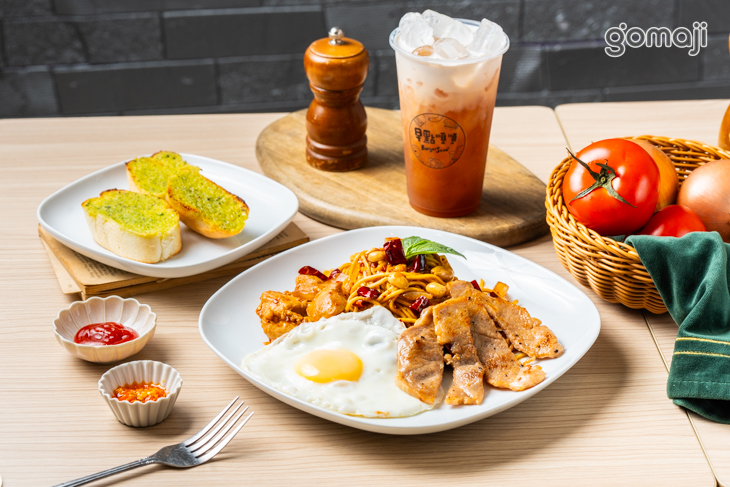 宮保雞丁鐵板麵套餐