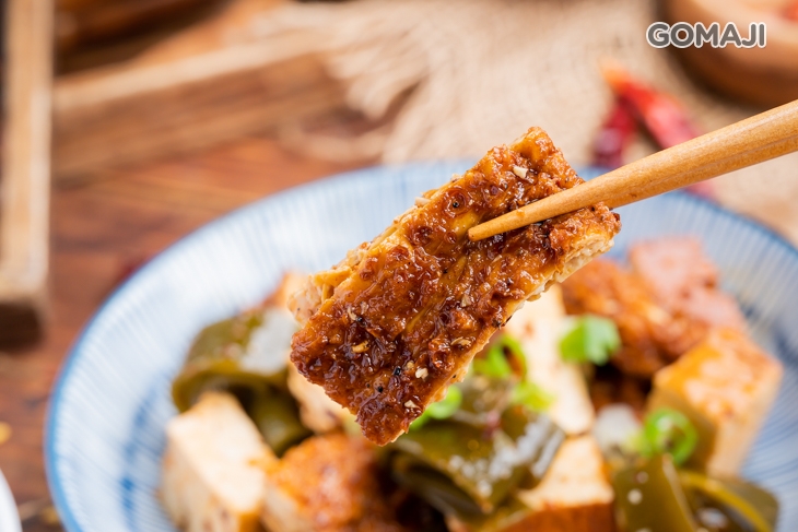 百頁豆腐+海帶+炸豆包