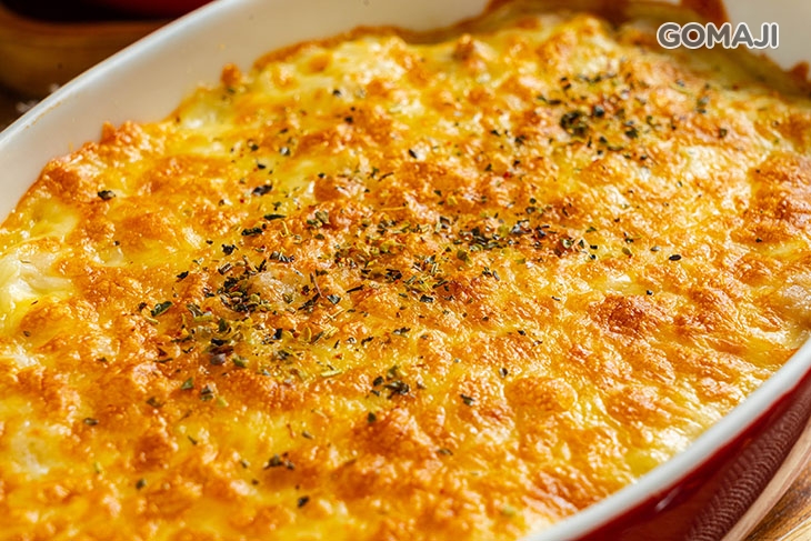 香濃白醬燻雞焗烤飯