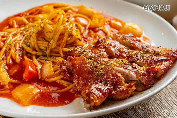 茄汁嫩煎雞腿義大利麵