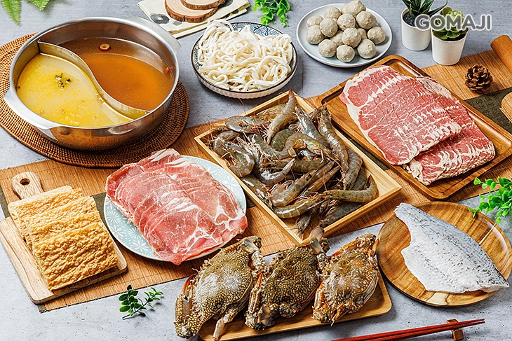 鴛鴦火鍋組合餐(份量約三~四人份)
