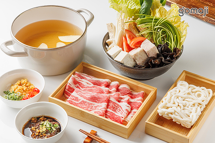 去骨牛小排套餐-昆布蔬菜湯底