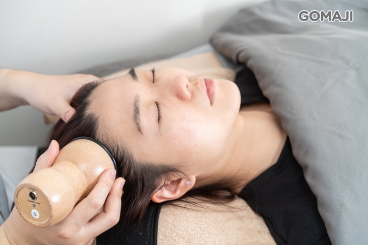 熱微導矽晶能量頭部舒刮按摩放鬆