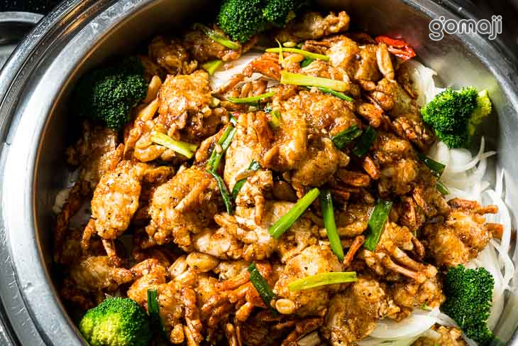 蒜味黑胡椒香辣蟹