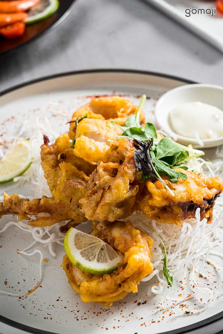 酥炸海味魷魚塔塔