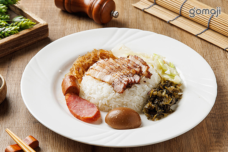招牌飯(鹹豬肉)
