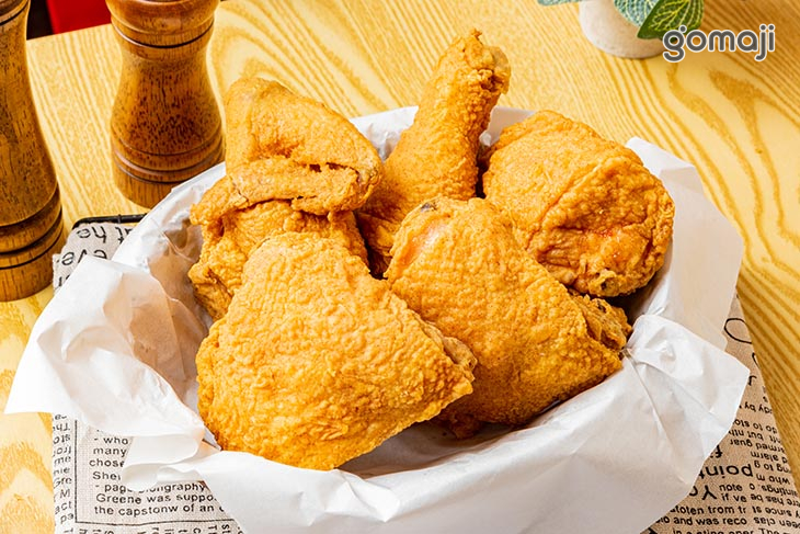 五塊炸雞餐一份