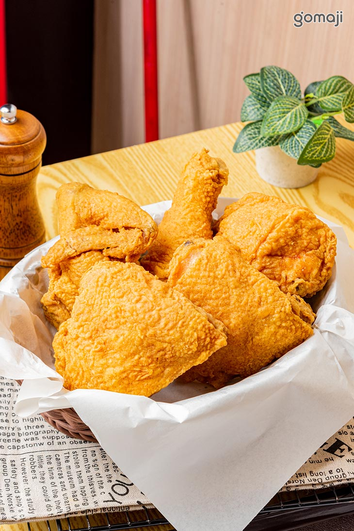 五塊炸雞餐一份